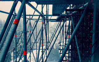 Oberhof Biathlon WC 2019 , Layher, Schnee, Höhe,