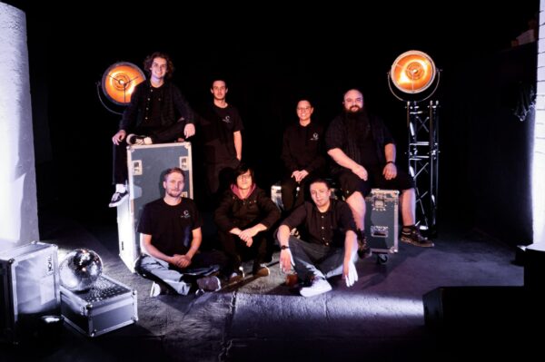 Teamfoto März 2021 HD-Event GmbH der Mitarbeiter: Wallace, Richter, von der Hellen, Reibeholz, Nüske, Ebert, Hüller