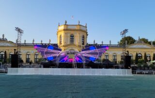 Paul Kalkbrenner Sommertourbühne vor Schloss