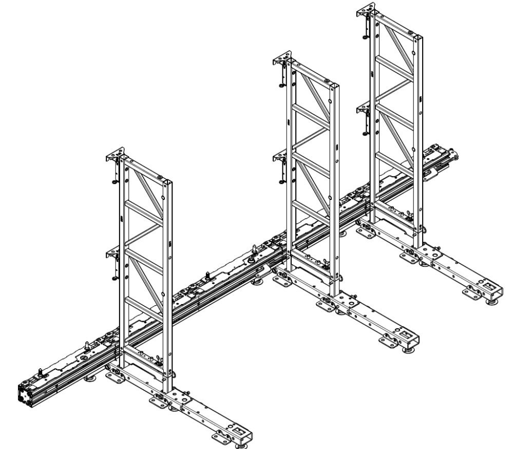 Zeichnung des Exact Stacking Systems