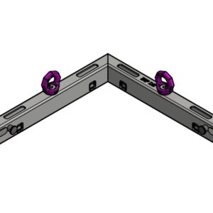 Zeichnung eines Exact Hanging Corner-Brackets