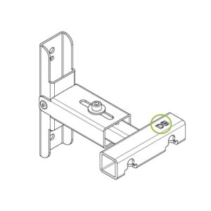 Zeichnung eines Exact Wallmount für die InfiLed Inti und DB Serie