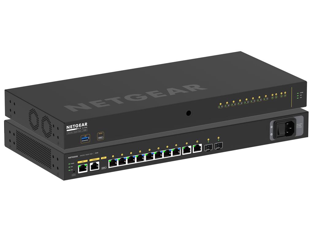 Netgear AV Line 12 Port M4250 - 10G2XF - PoE++ Switch – Bild 3