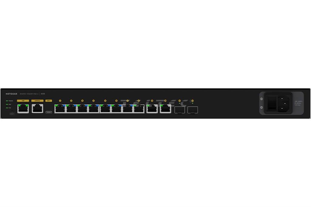 Netgear AV Line 12 Port M4250 - 10G2XF - PoE++ Switch – Bild 4